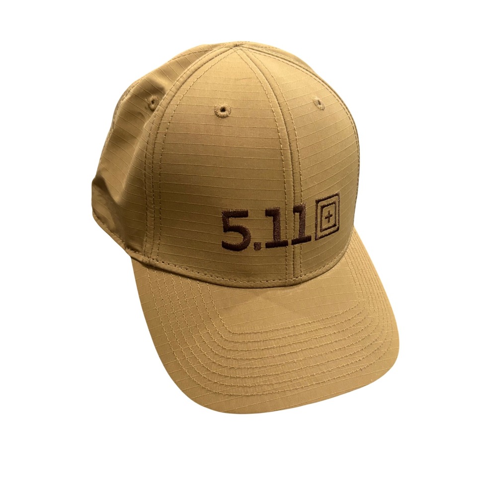 5.11 Tactical Hat Men OSFA Tan Ripstop Snapback Logo Always Be Ready